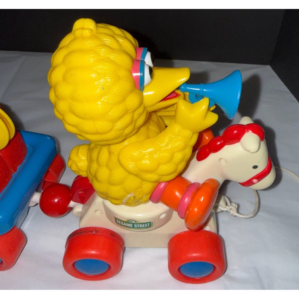 Sesame Street Tyco Musical Pull Toy Train Kids Unisex OS Multicolor Vintage 1992 - Picture 6 of 9